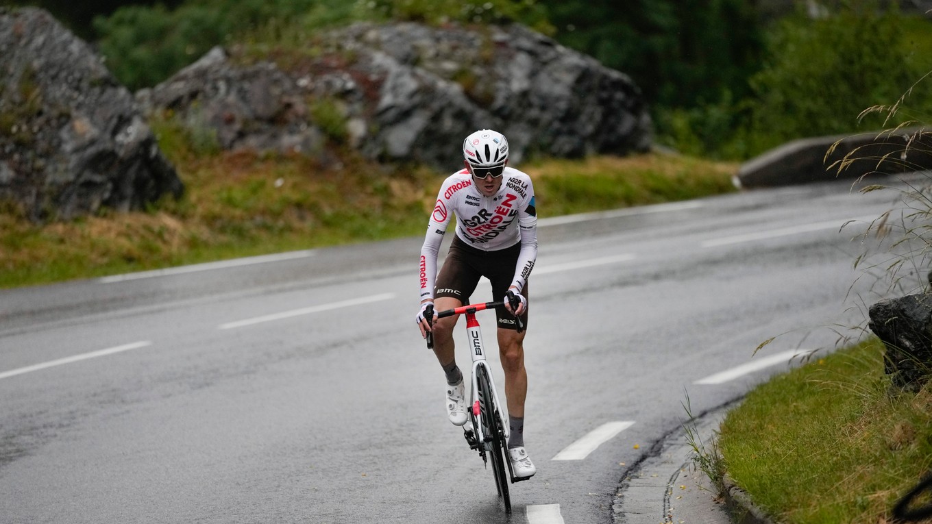 Ben O'Connor v 9. etape na Tour de France 2021.