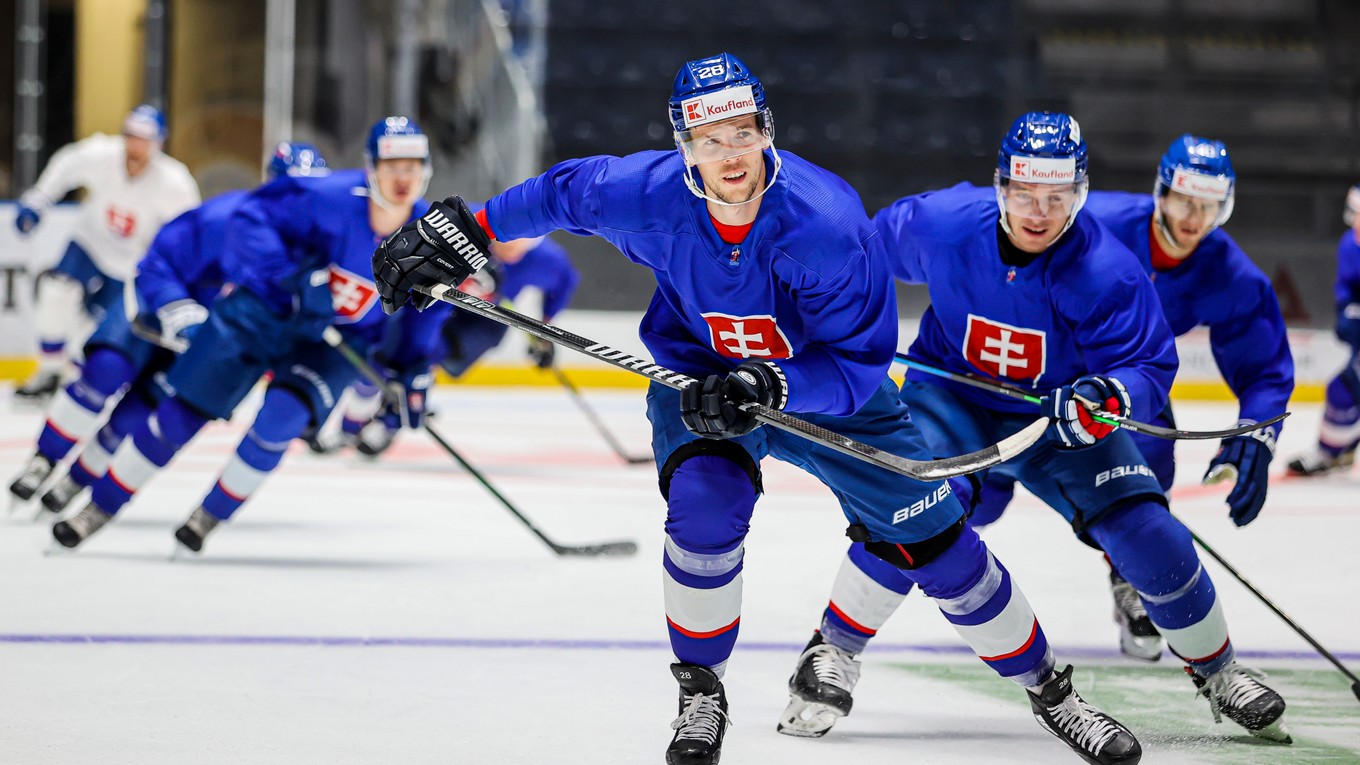 Slovenskí hokejisti sa pripravujú na zápasy kvalifikácie na ZOH 2022.