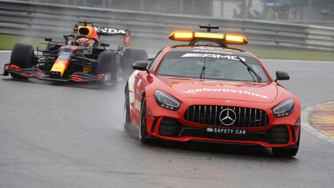Max Verstappen počas veľkej ceny Belgicka 2021. 