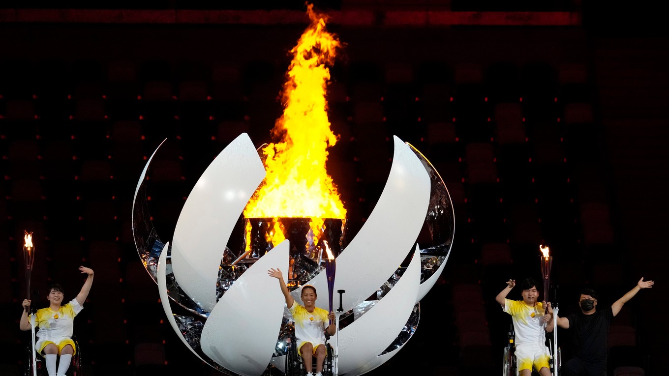 Otvárací ceremoniál paralympijských hier v Tokiu.