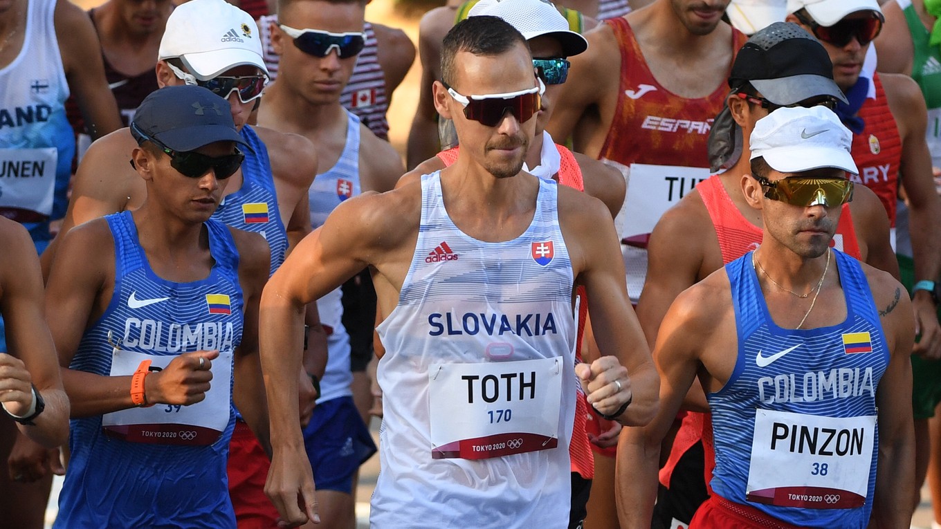 Chodec Matej Tóth dosiahol na OH v Tokiu najlepší výsledok zo slovenských atlétov.