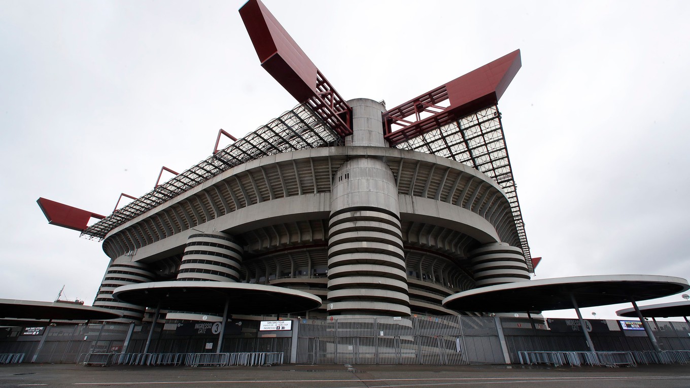 Legendárny milánsky štadión San Siro.