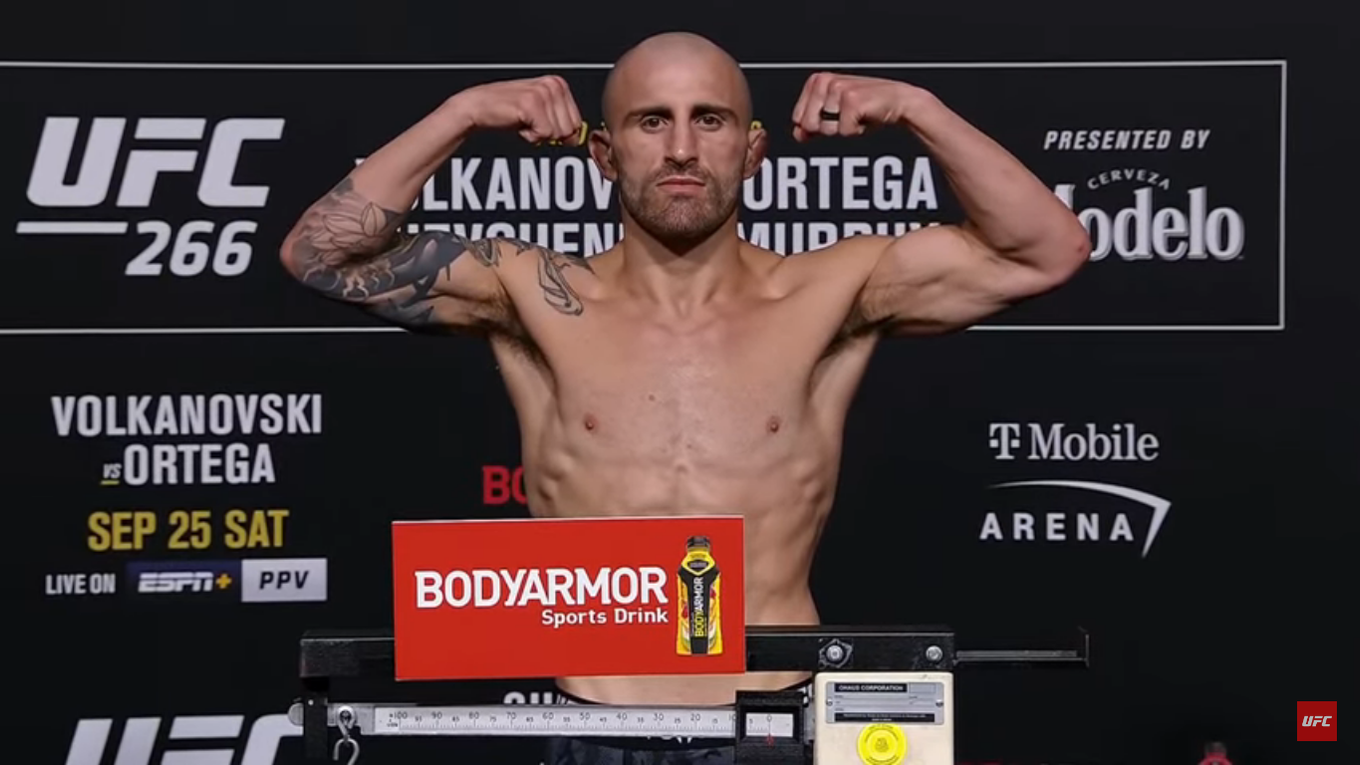 Alexander Volkanovski, šampión perovej váhy UFC.