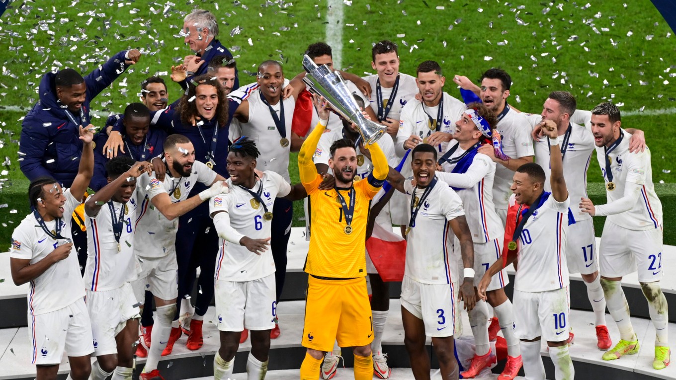 Francúzski futbalisti triumfovali v Lige národov 2021. 