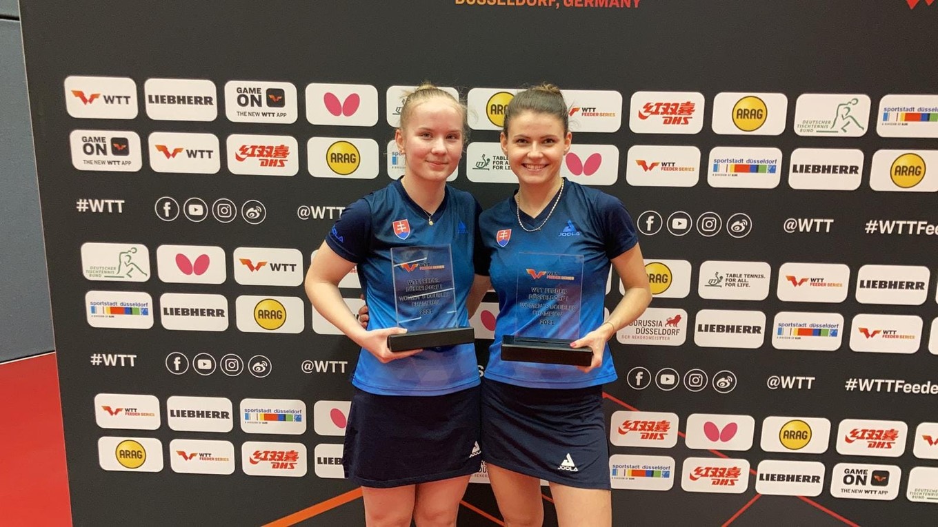 Dáša Šinkárová a Nikoleta Puchovanová vyhrali štvorhru v Düsseldorfe.