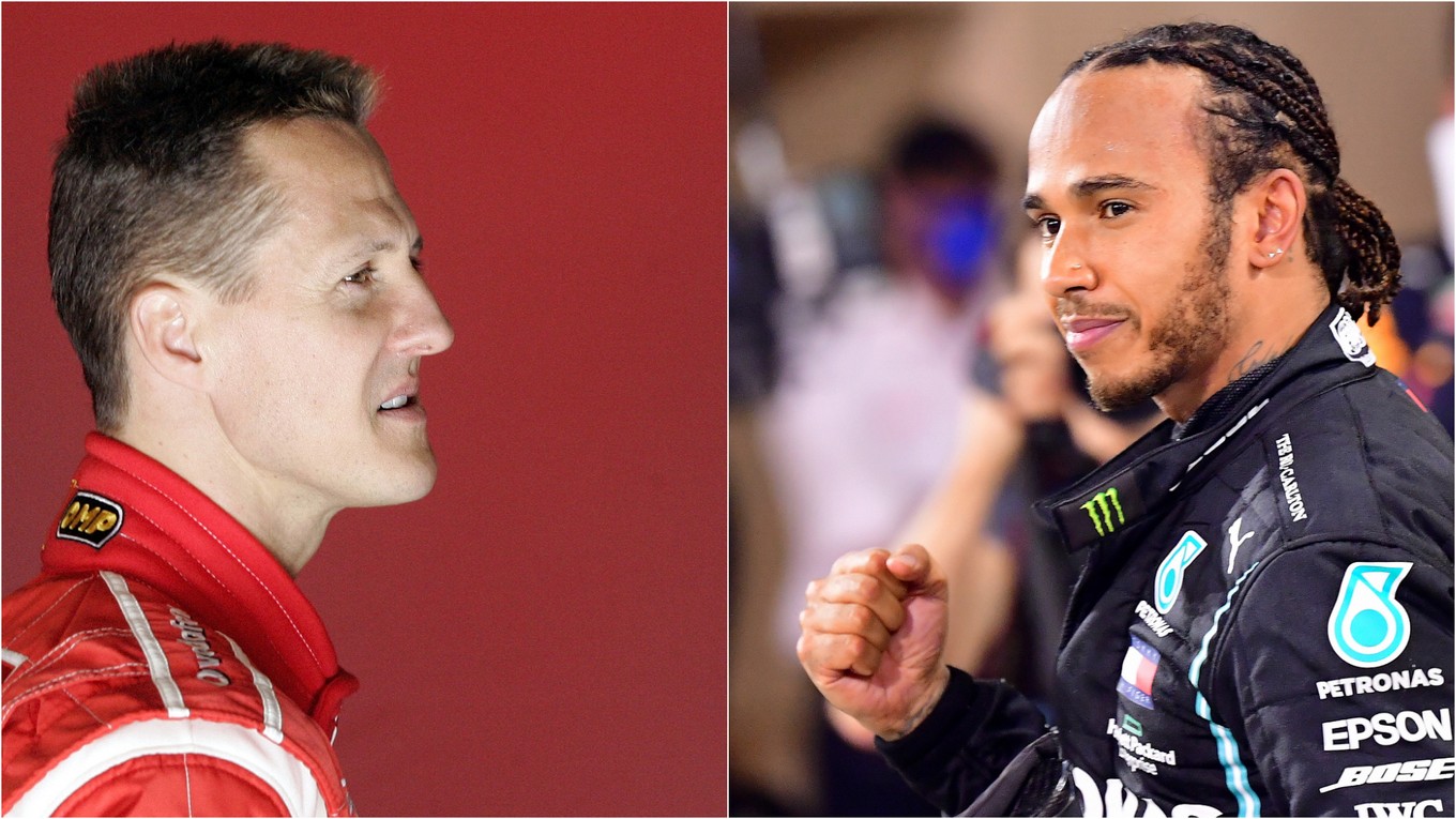 Michael Schumacher vs. Lewis Hamilton.