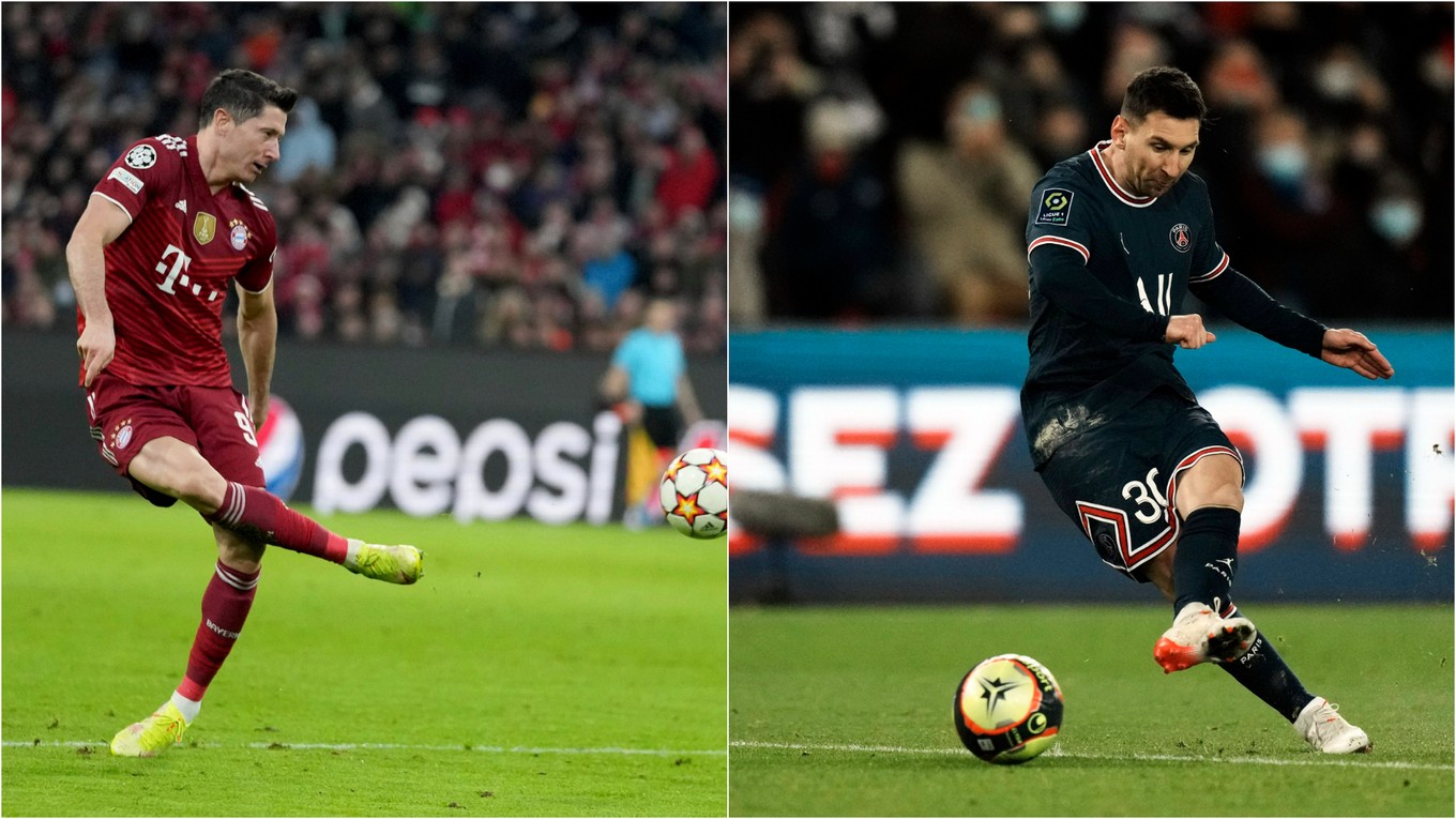 Robert Lewandowski vs. Lionel Messi.
