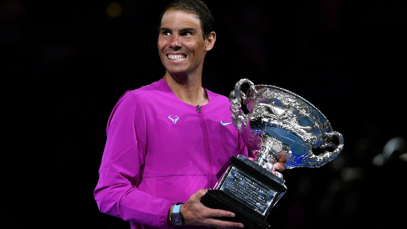 Rafael Nadal vyhral Australian Open.