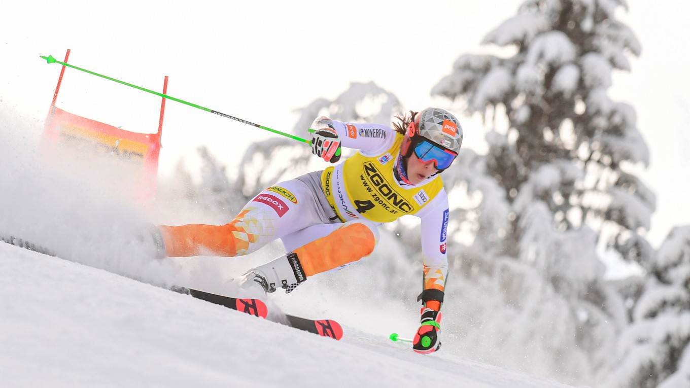 ONLINE prenos: Petra Vlhová dnes ide 2. kolo obrovského slalomu v stredisku Kranjska Gora 2022.