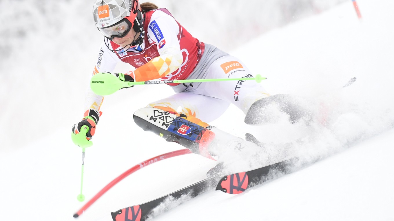 ONLINE: Petra Vlhová dnes v 1. kole slalomu žien.