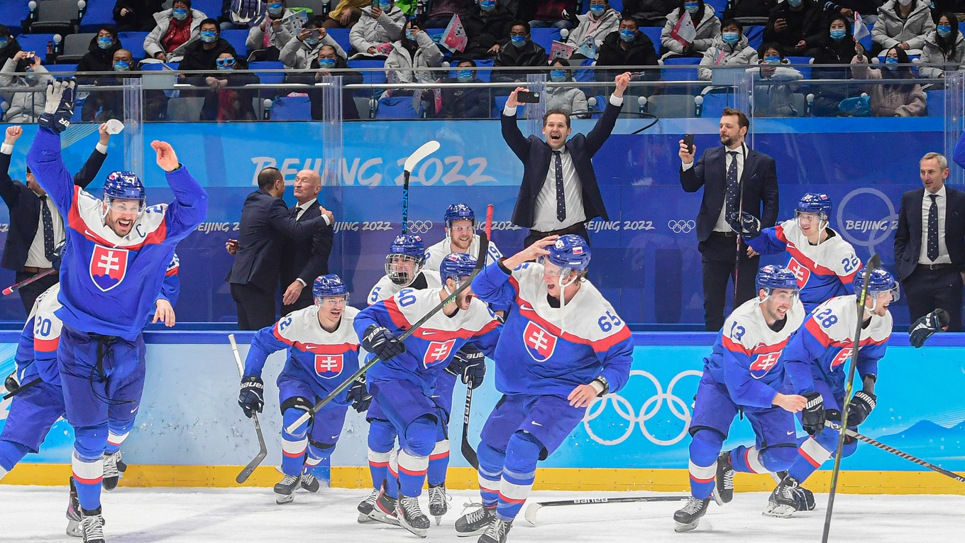 Slovenskí hokejisti získali bronz za 3. miesto na ZOH 2022 v Pekingu.