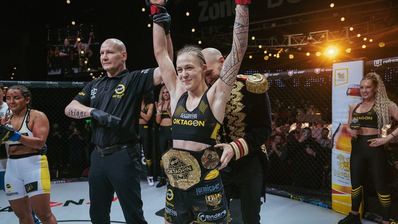 Tereza Bledá v decembri 2021 získala titul Oktagonu.