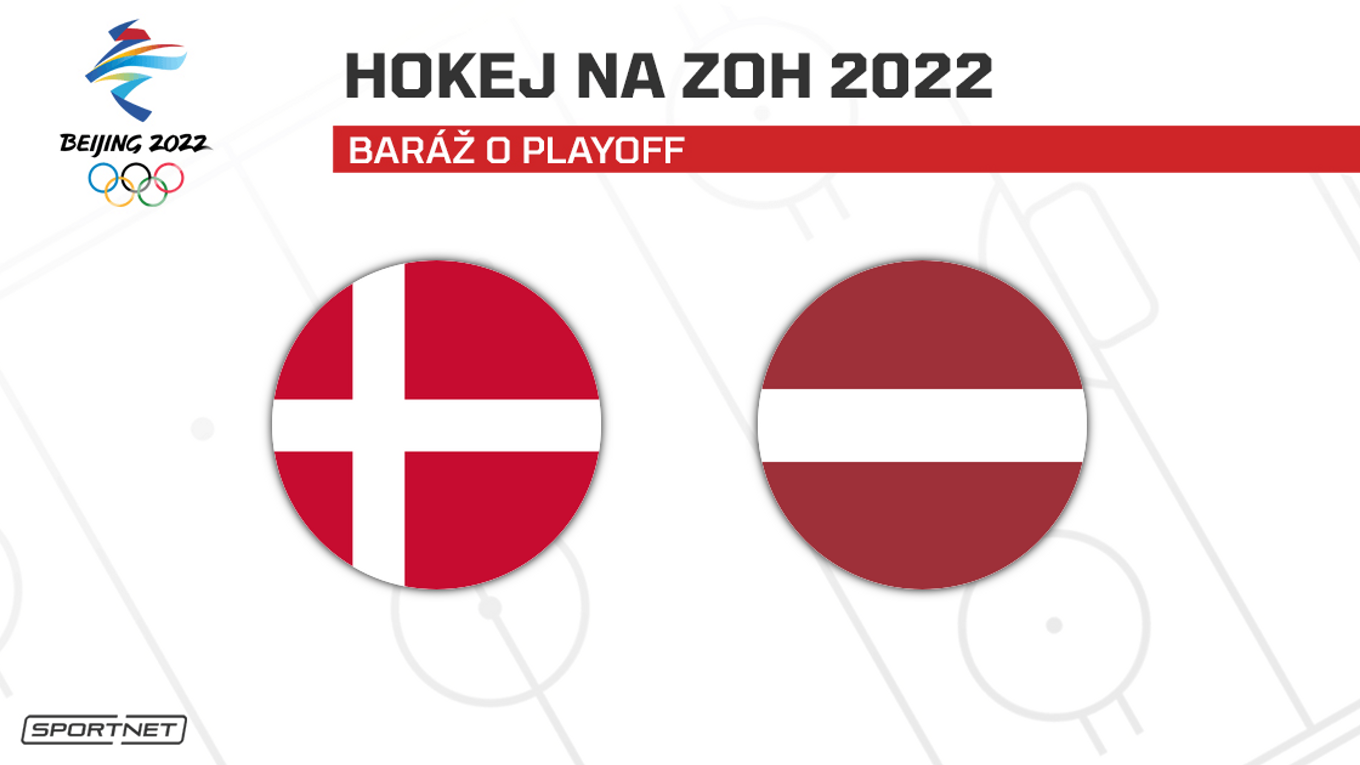 Dánsko - Lotyšsko: ONLINE prenos zo zápasu na ZOH Peking 2022 dnes (hokej).