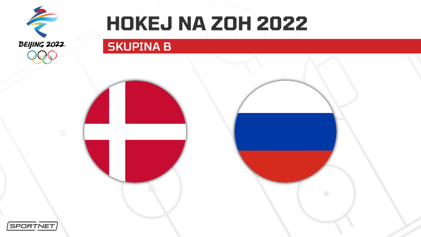 Dánsko vs. ROC (Rusko): ONLINE prenos zo zápasu na ZOH Peking 2022 dnes (hokej).