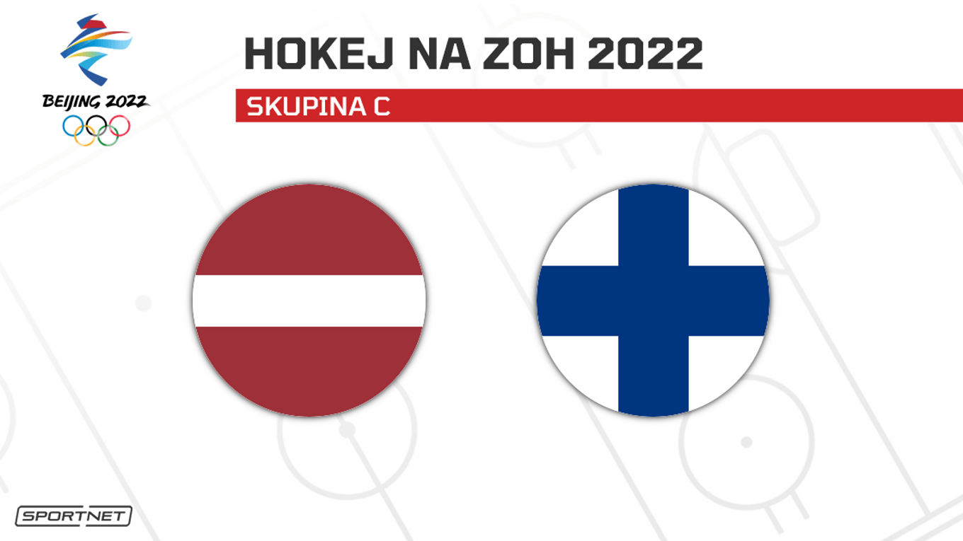 Lotyšsko - Fínsko: ONLINE prenos zo zápasu na ZOH Peking 2022 dnes (hokej).