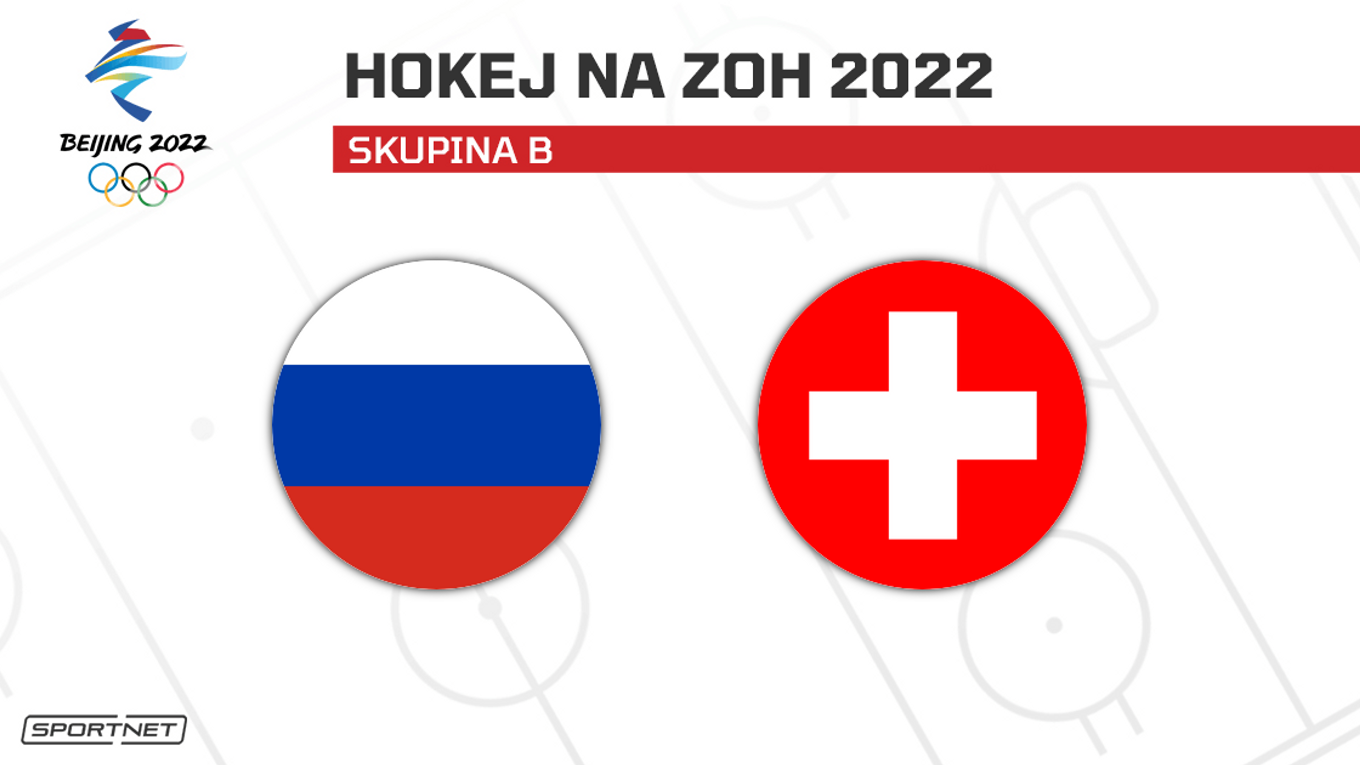 ROC (Rusko) vs. Švajčiarsko: ONLINE prenos zo zápasu na ZOH Peking 2022 dnes (hokej).