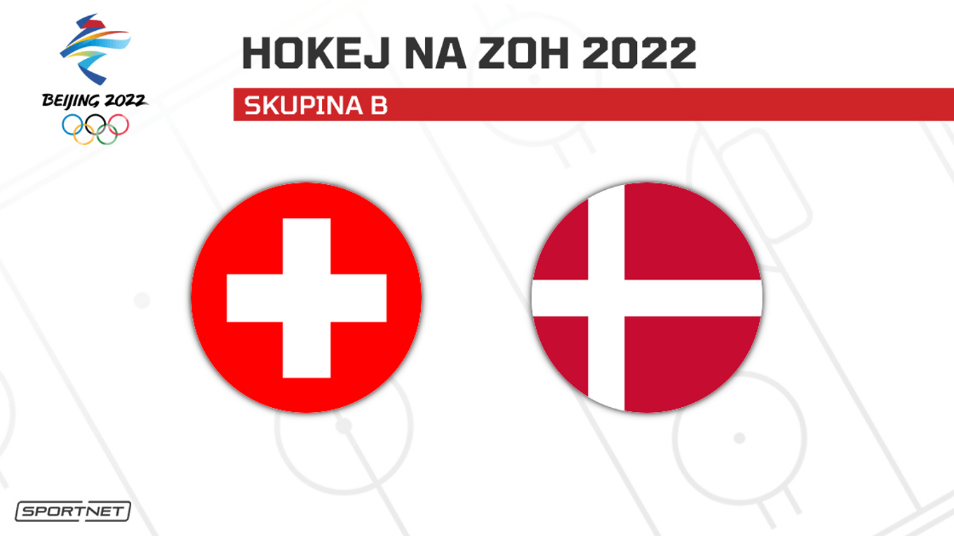 Švajčiarsko - Dánsko: ONLINE prenos zo zápasu na ZOH Peking 2022 dnes (hokej).