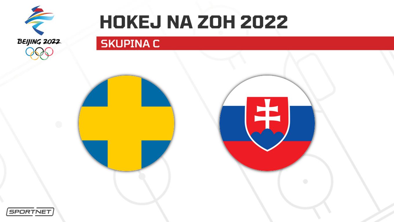 Švédsko - Slovensko: ONLINE prenos zo zápasu na ZOH Peking 2022 dnes (hokej).