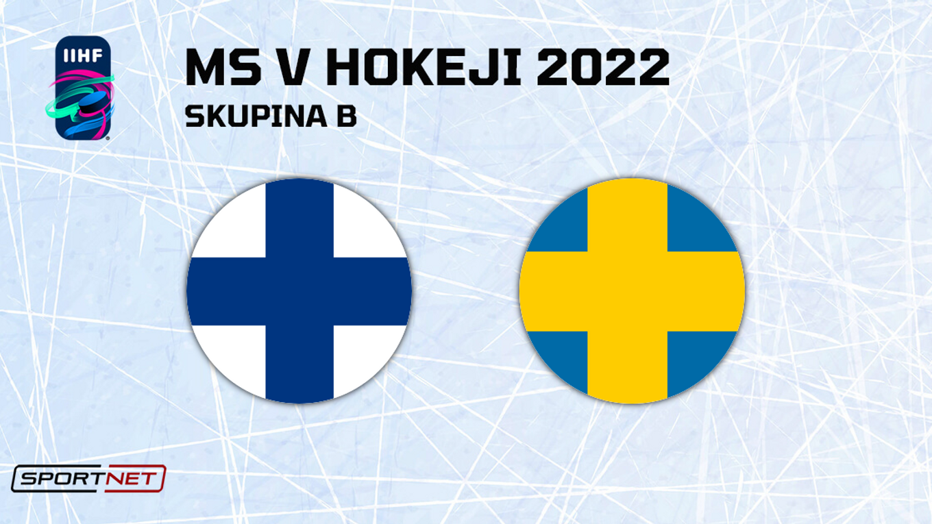 Fínsko - Švédsko, ONLINE prenos zo zápasu na MS v hokeji 2022.