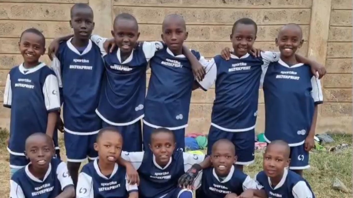 Deti z Nairobi v Keni.