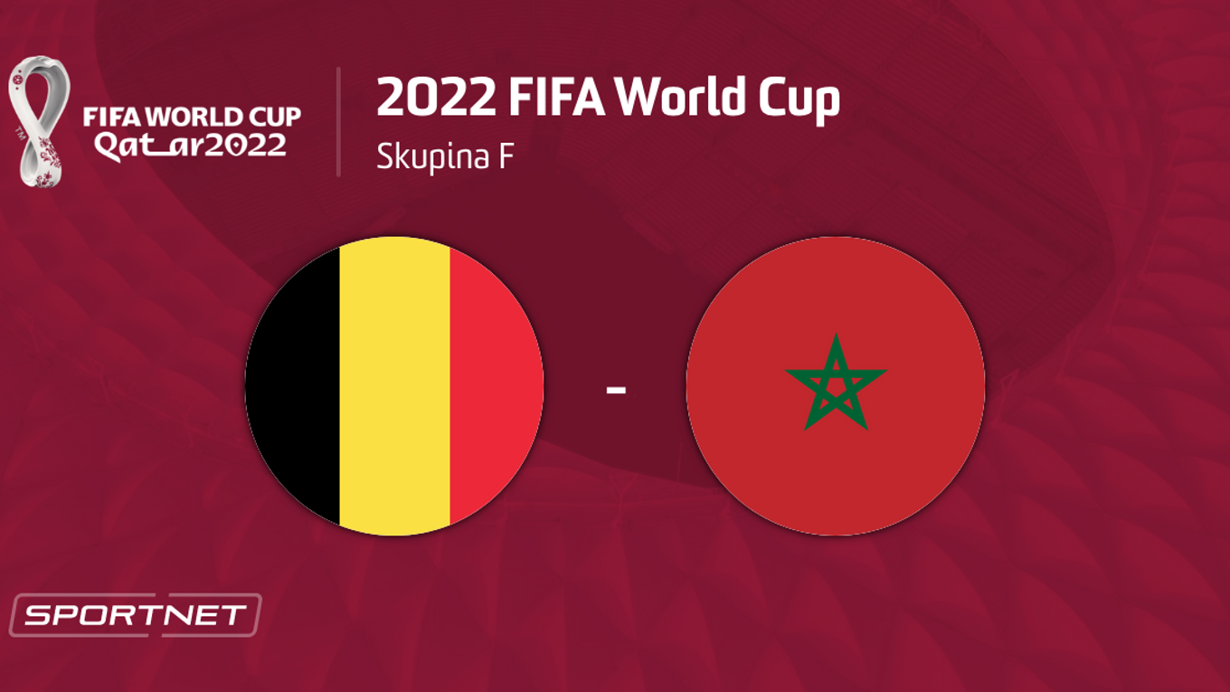 Belgicko - Maroko: ONLINE prenos zo zápasu na MS vo futbale 2022 dnes.
