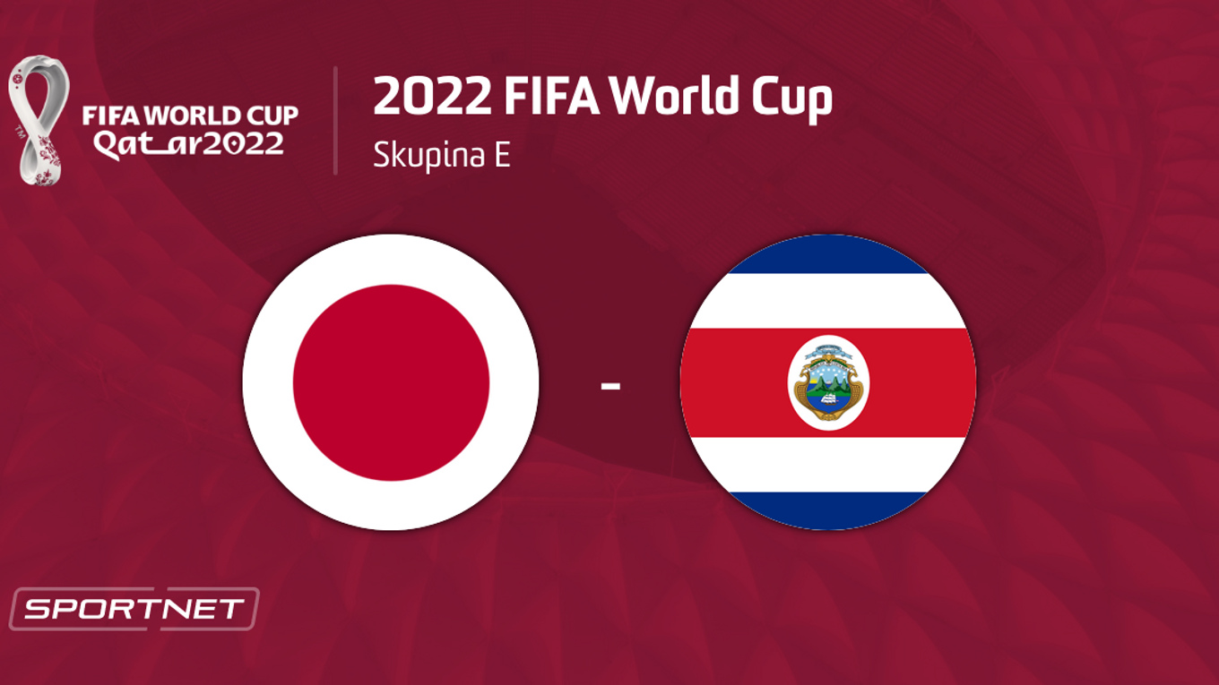 Japonsko - Kostarika: ONLINE prenos zo zápasu na MS vo futbale 2022 dnes.