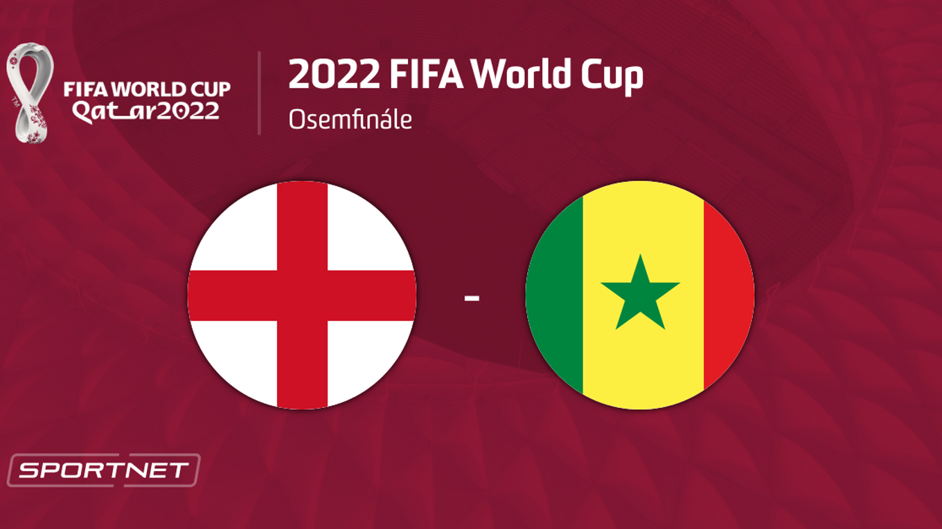 Anglicko - Senegal: ONLINE prenos zo zápasu na MS vo futbale 2022 dnes