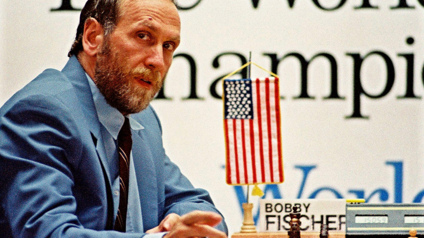 Bobby Fischer v roku 1992.