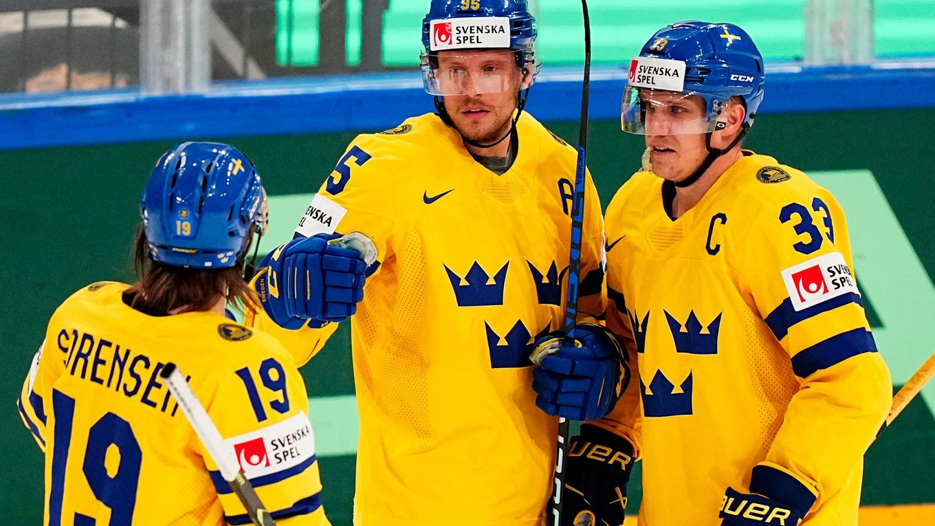 Švédski hokejisti. 