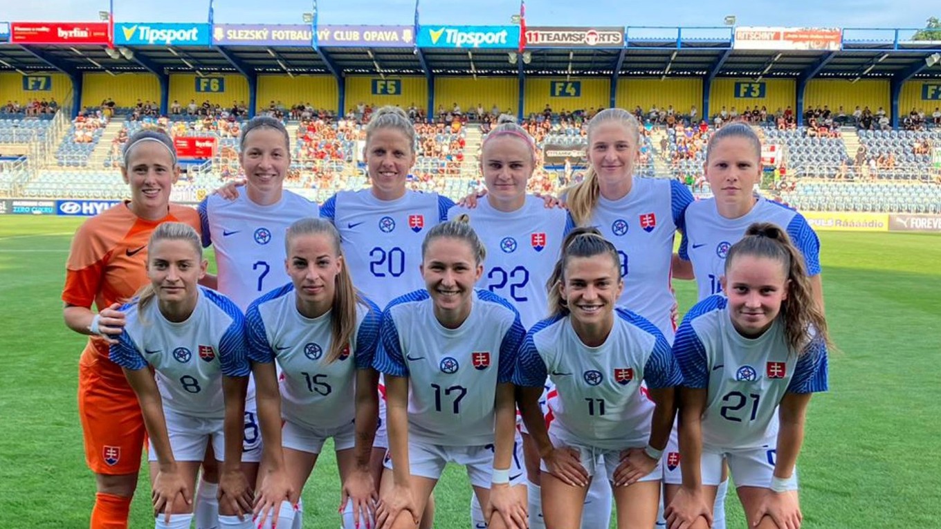 Slovenské futbalistky.