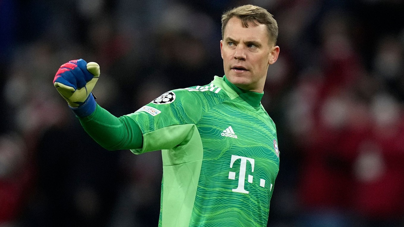 Nemecký brankár Bayernu Mníchov Manuel Neuer. 