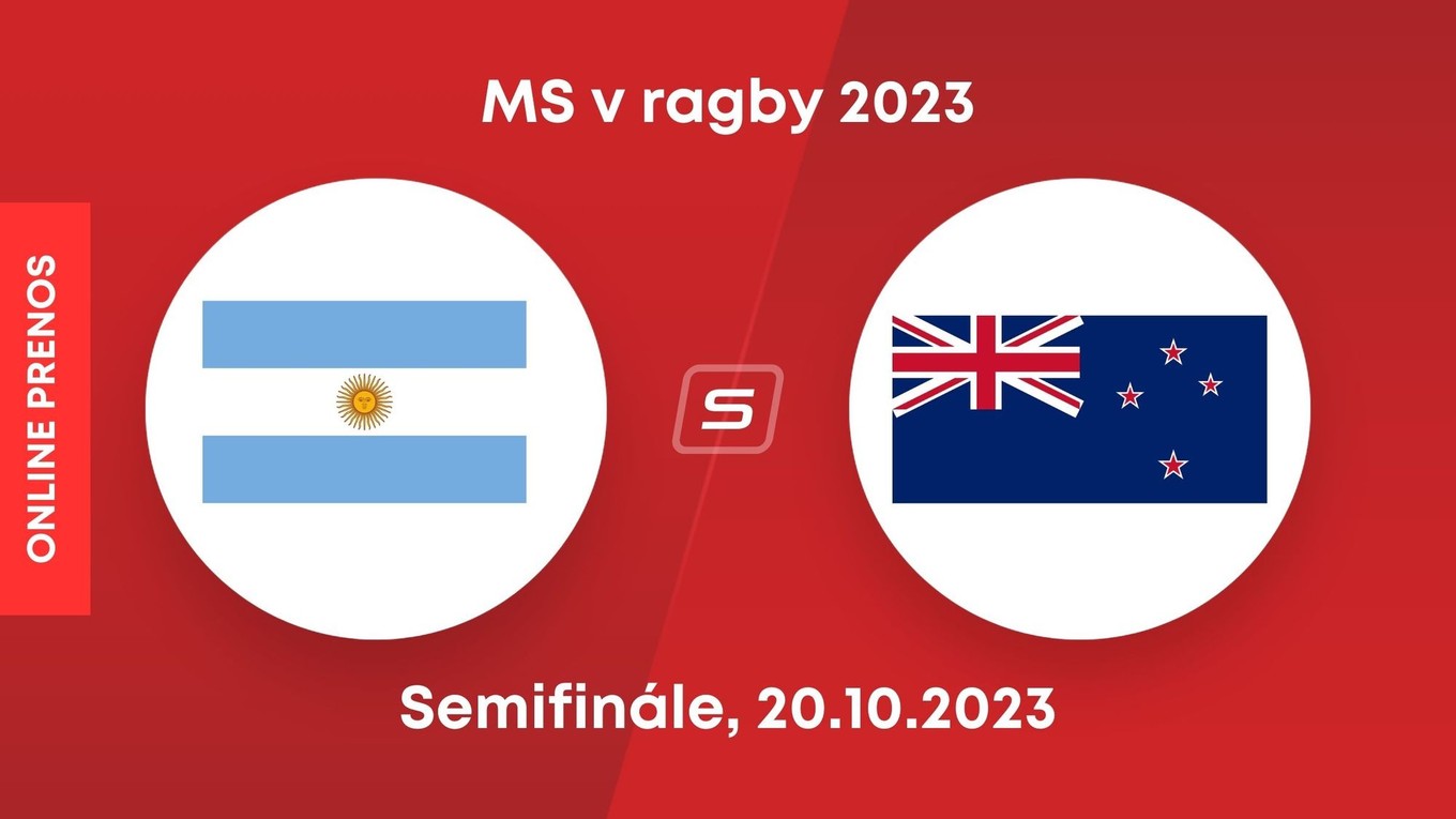 Argentína vs. Nový Zéland: ONLINE prenos zo semifinále MS v rugby 2023. 