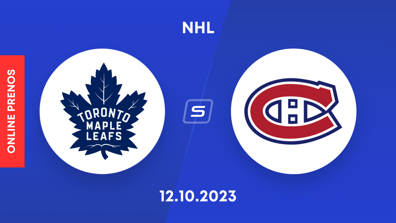 Toronto Maple Leafs - Montreal Canadiens: ONLINE prenos zo zápasu NHL. Hrá aj Juraj Slafkovský.