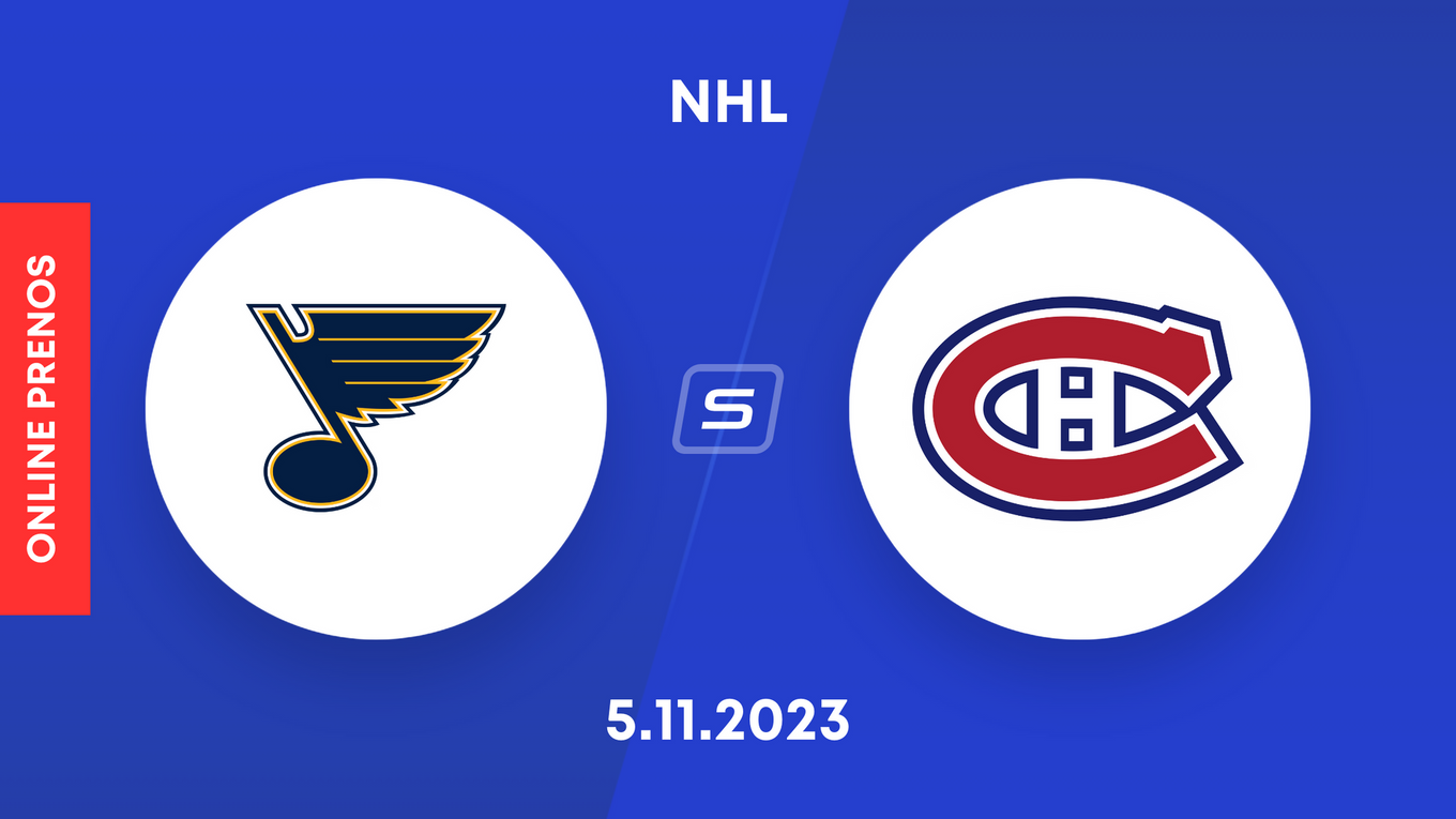 St. Louis Blues - Montreal Canadiens: ONLINE prenos zo zápasu NHL.