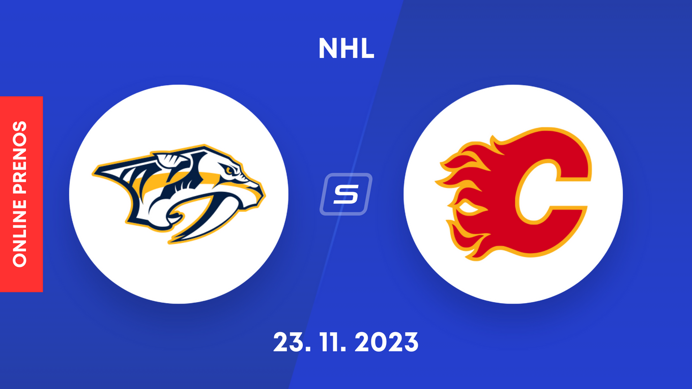 Nashville Predators - Calgary Flames: ONLINE prenos zo zápasu NHL. 