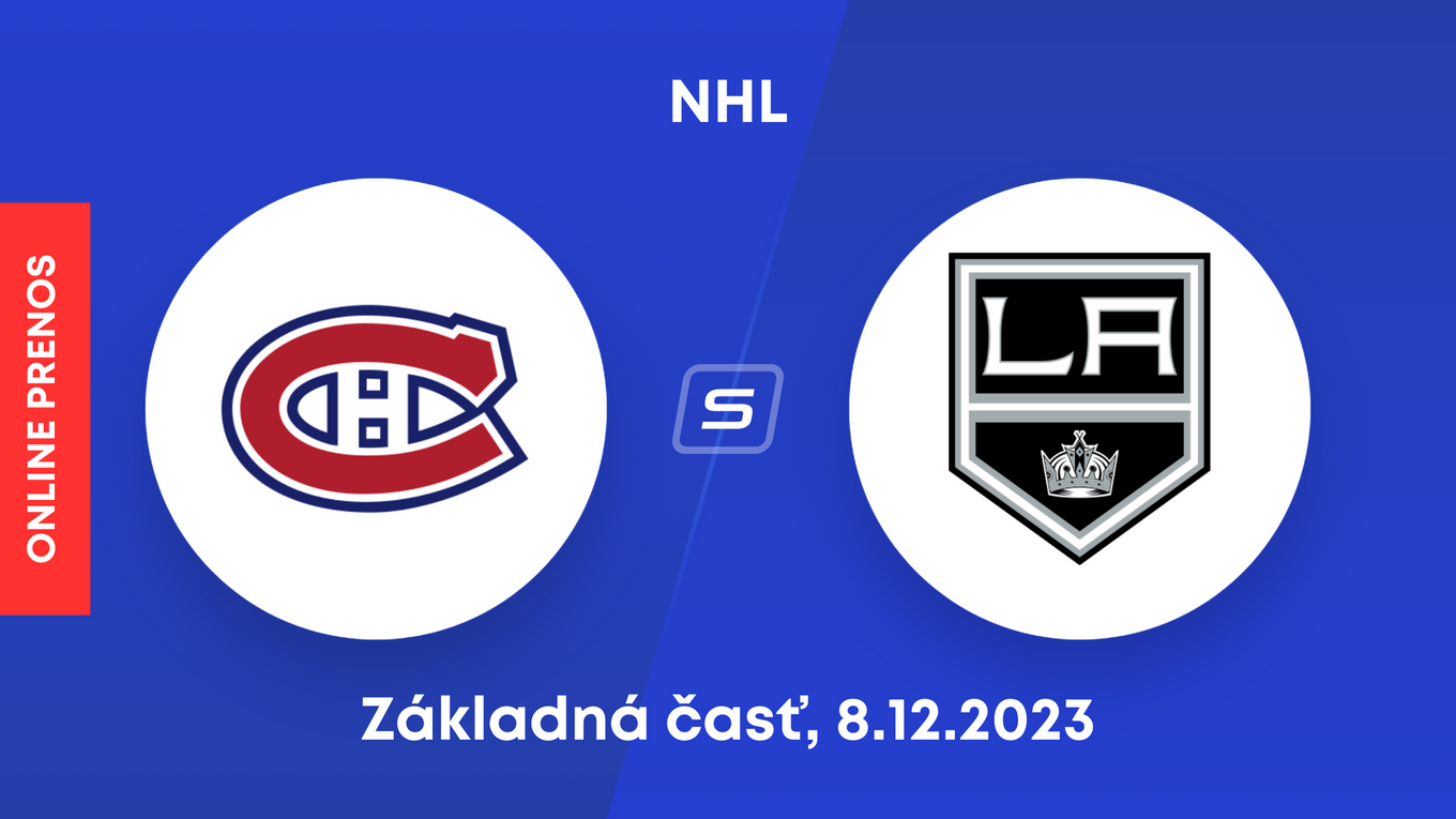 Montreal Canadiens - Los Angeles Kings: ONLINE prenos zo zápasu NHL.