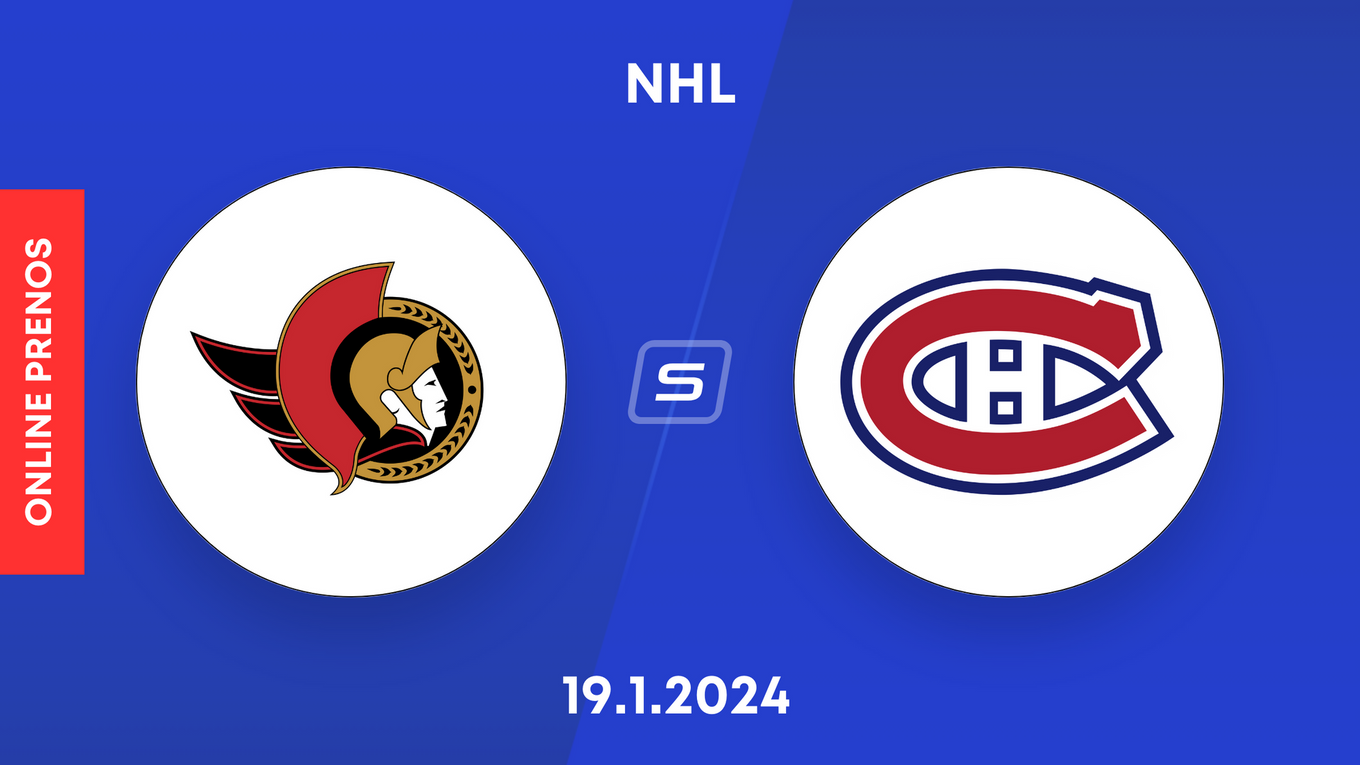 Ottawa Senators - Montreal Canadiens: ONLINE prenos zo zápasu NHL.