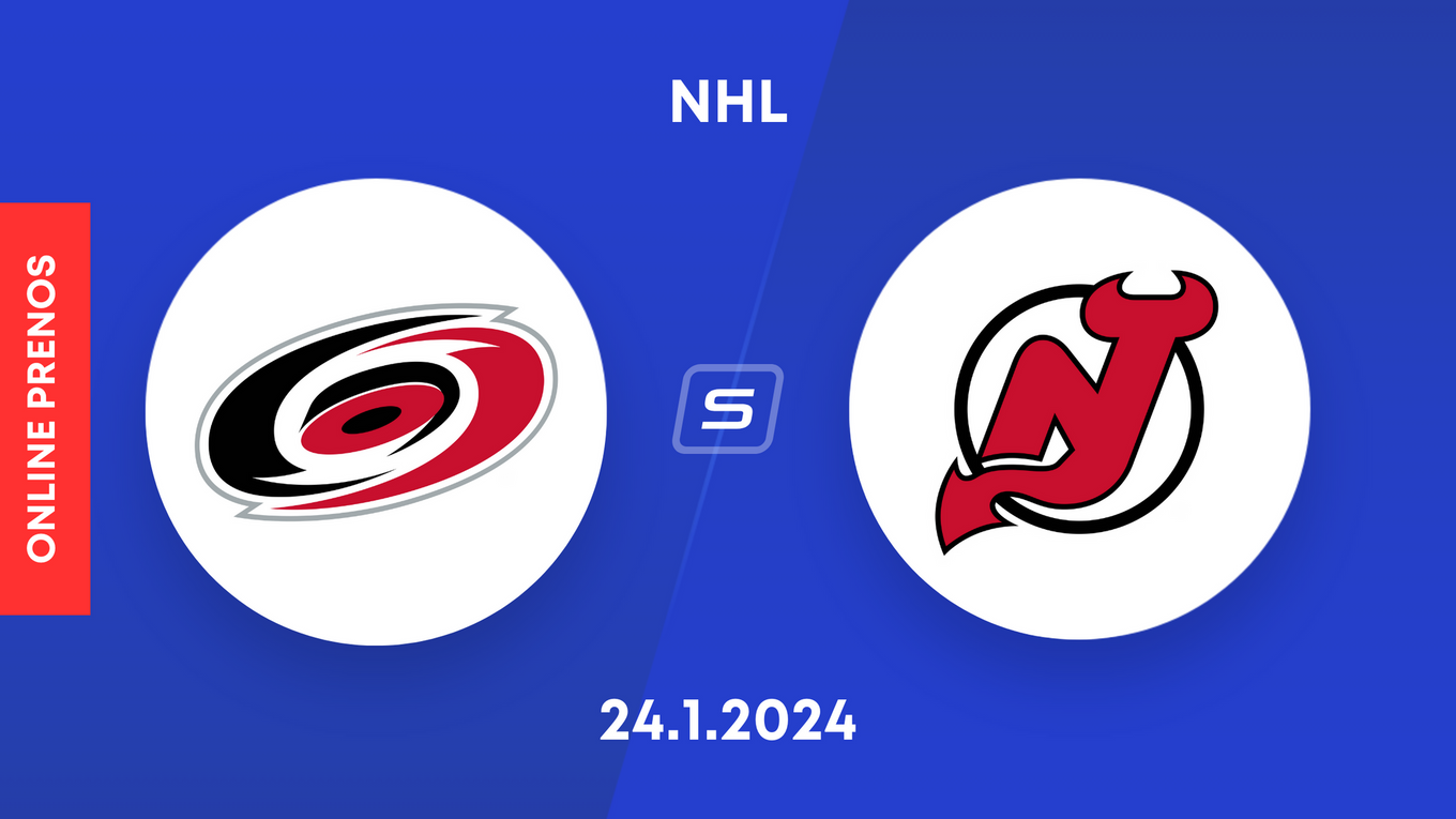 Carolina Hurricanes - News Jersey Devils: Sledujte online prenos zo zápasu základnej časti NHL. 