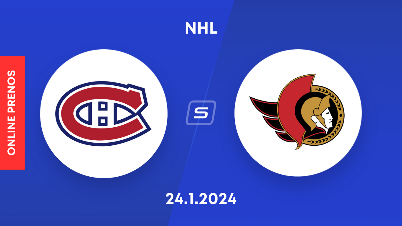 Montreal Canadiens - Ottawa Senators: ONLINE prenos zo zápasu NHL.