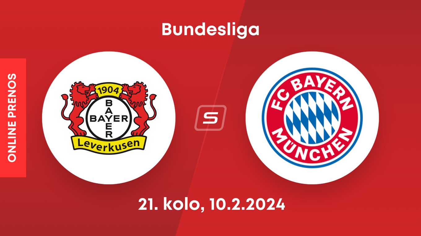 Bayer Leverkusen - Bayern Mníchov: ONLINE prenos zo zápasu Bundesligy.