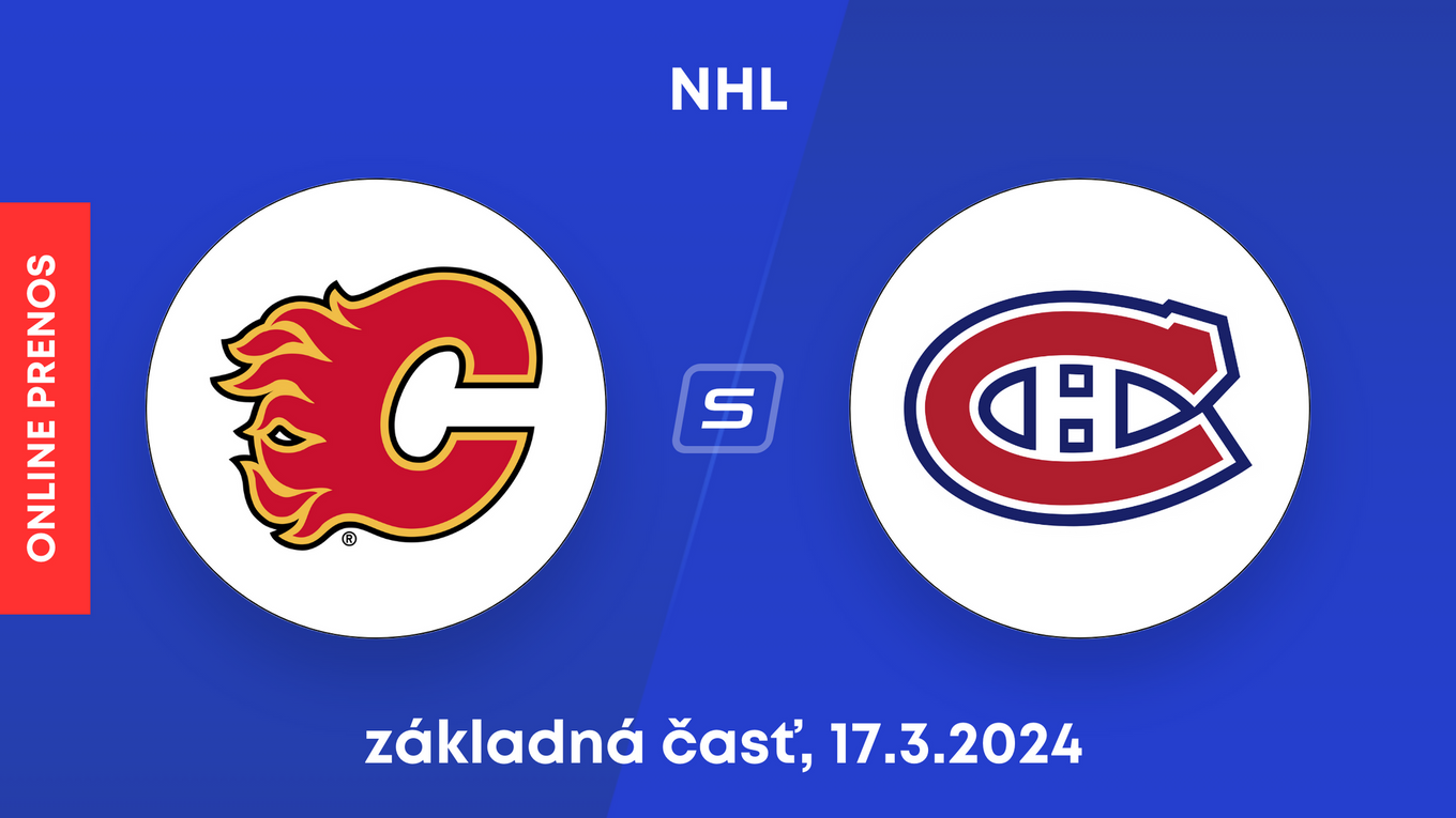 Calgary Flames - Montreal Canadiens: ONLINE prenos zo zápasu NHL.