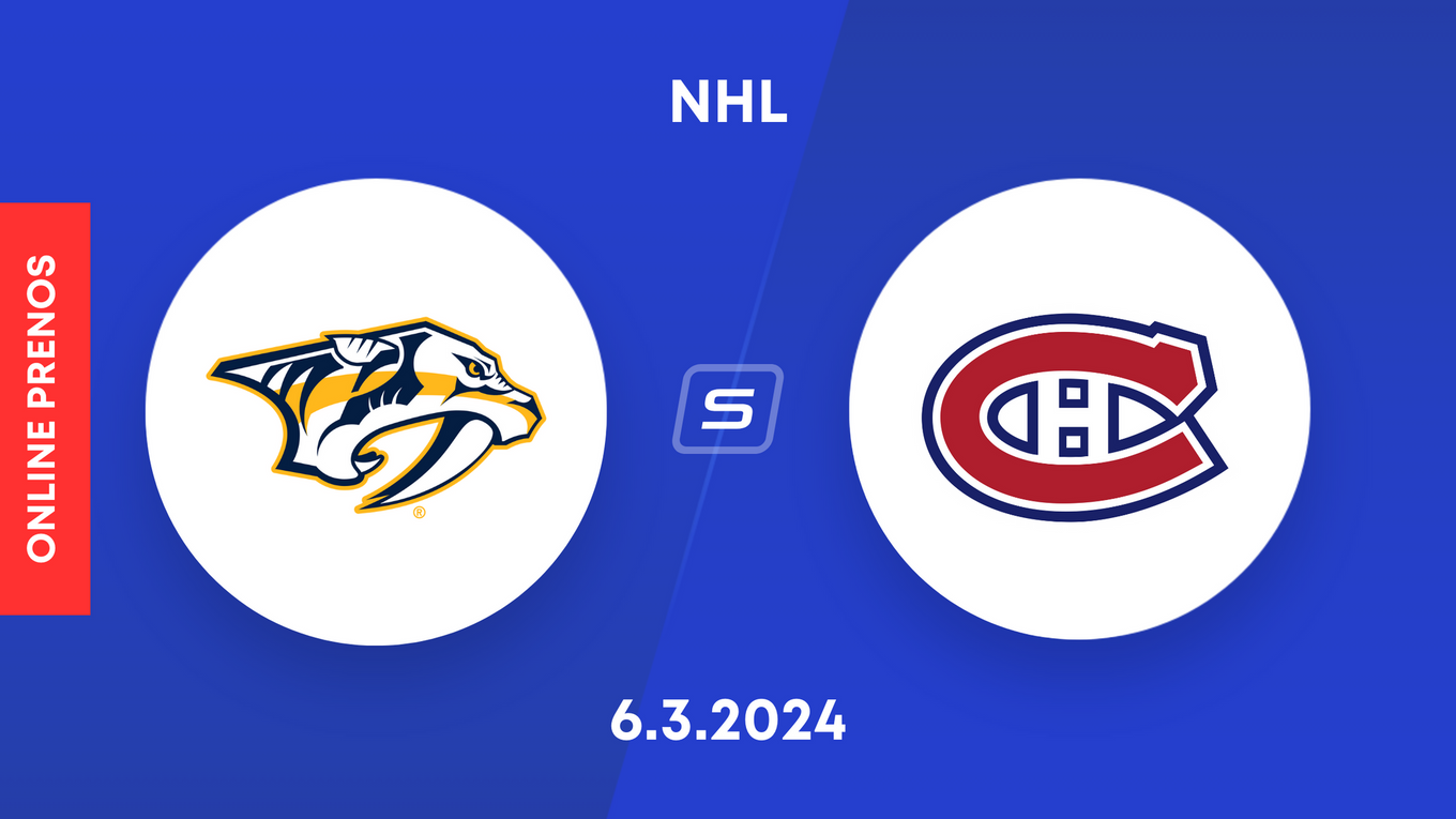 Nashville Predators - Montreal Canadiens: ONLINE prenos zo zápasu NHL.