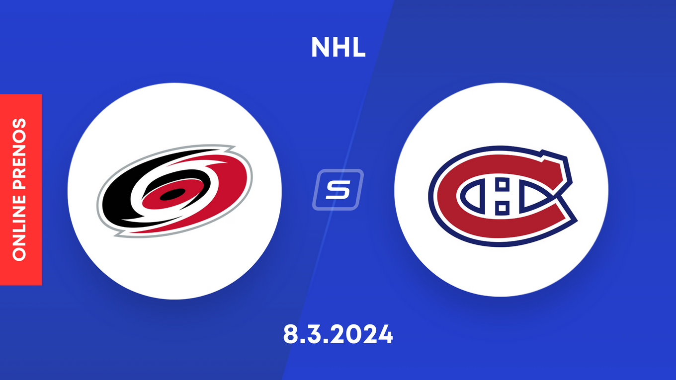 Carolina Hurricanes - Montreal Canadiens: ONLINE prenos zo zápasu NHL.