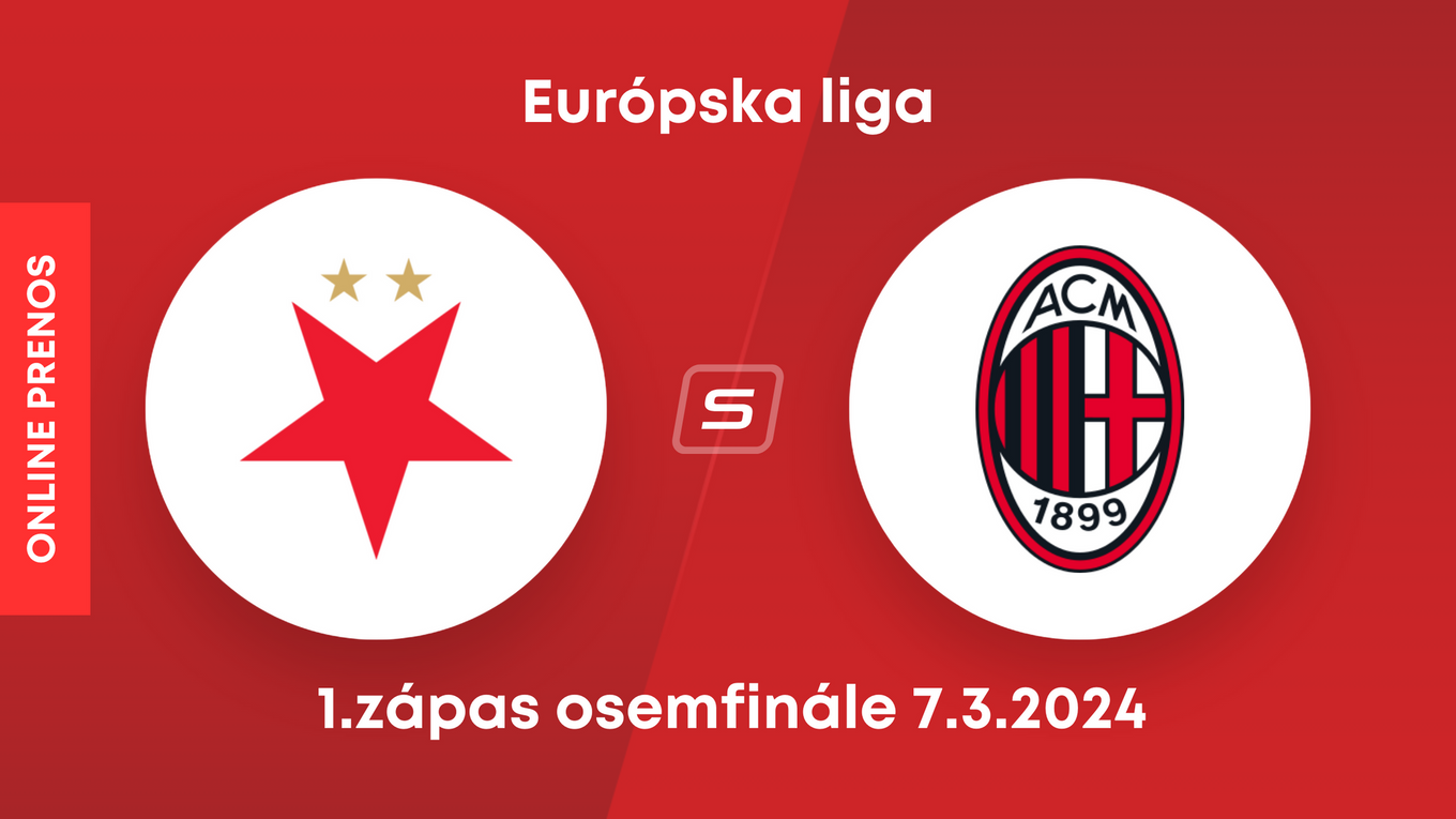 AC Miláno - Slavia Praha: ONLINE prenos z osemfinále v Európskej lige.