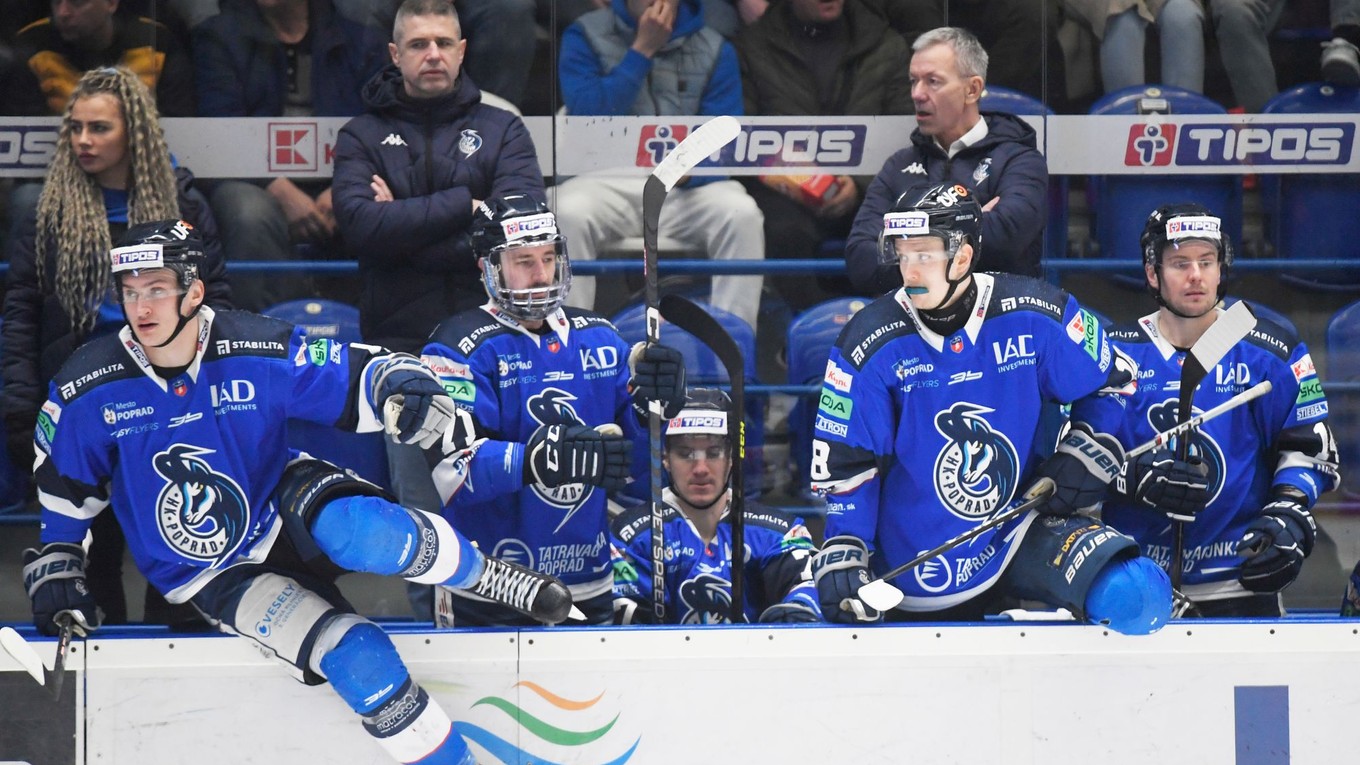 Striedačka Popradu v druhom zápase štvrťfinále play-off proti Nitre