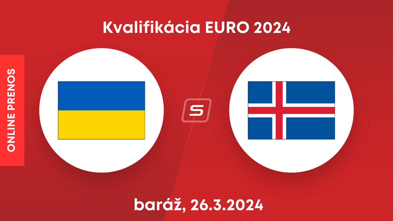 Ukrajina - Island: ONLINE prenos z finálového zápasu baráže kvalifikácie EURO 2024. (Autor: Sportnet)