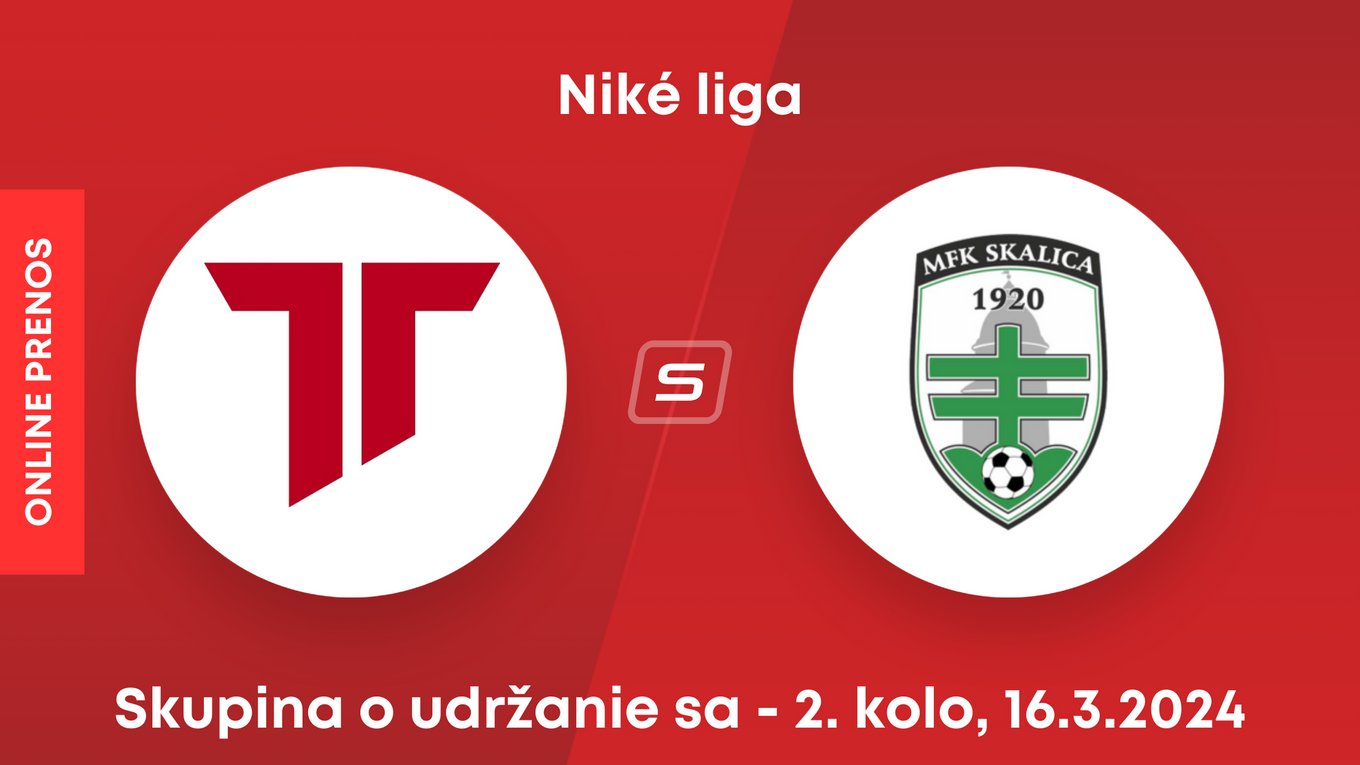 AS Trenčín - MFK Skalica: ONLINE prenos zo zápasu 2. kola skupiny o udržanie sa v Niké lige.