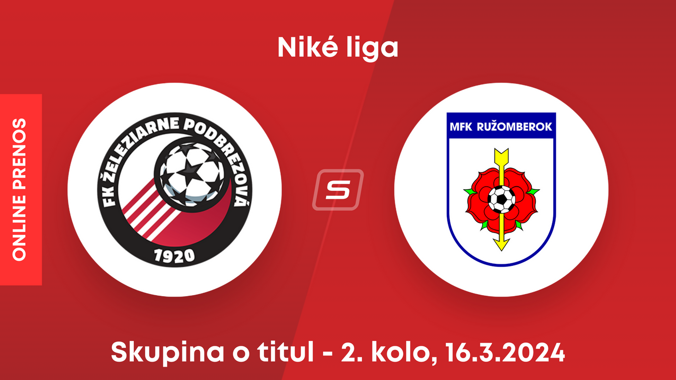 FK Železiarne Podbrezová - MFK Ružomberok: ONLINE prenos zo zápasu 2. kola skupiny o titul v Niké lige.