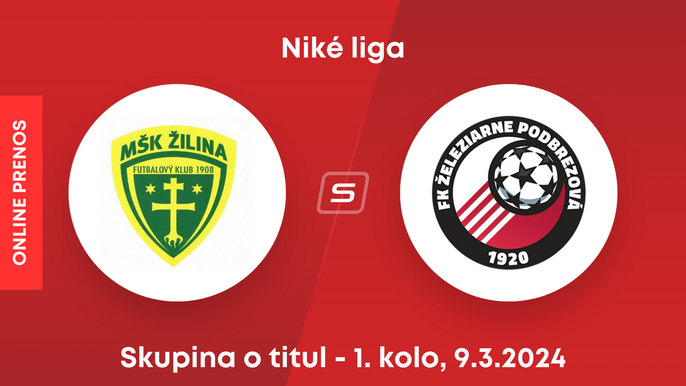 MŠK Žilina - FK Železiarne Podbrezová: ONLINE prenos zo zápasu 1. kola skupiny o titul Niké ligy.