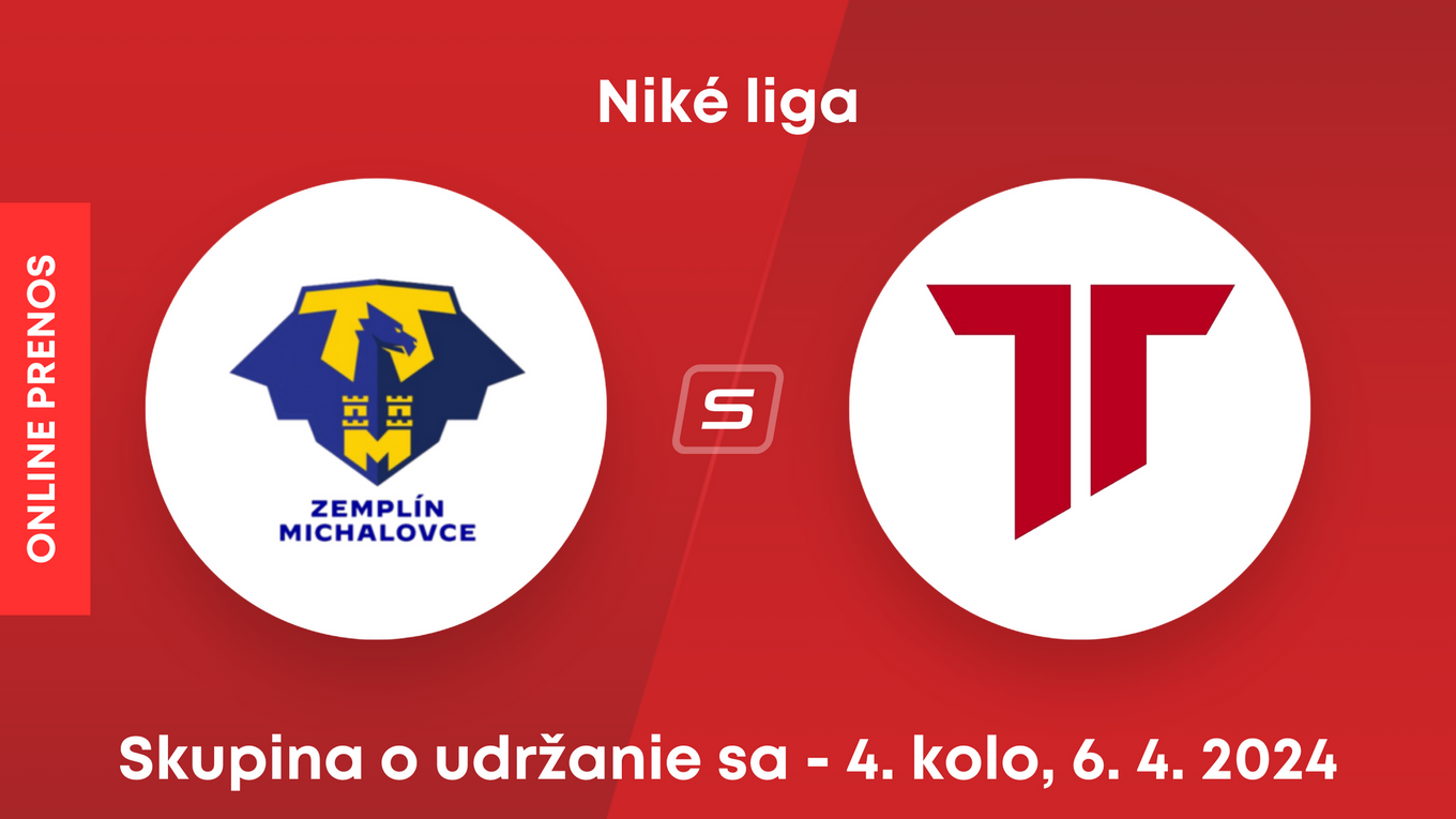 MFK Zemplín Michalovce - AS Trenčín: ONLINE prenos zo zápasu 4. kola skupiny o záchranu v Niké lige. 